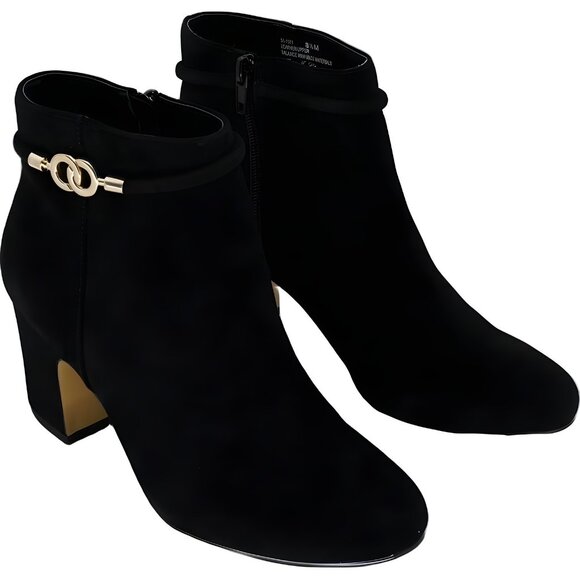 Bella Vita Diaz Black Kid Suede Bootie Women's US 8.5M - Picture 4 of 6